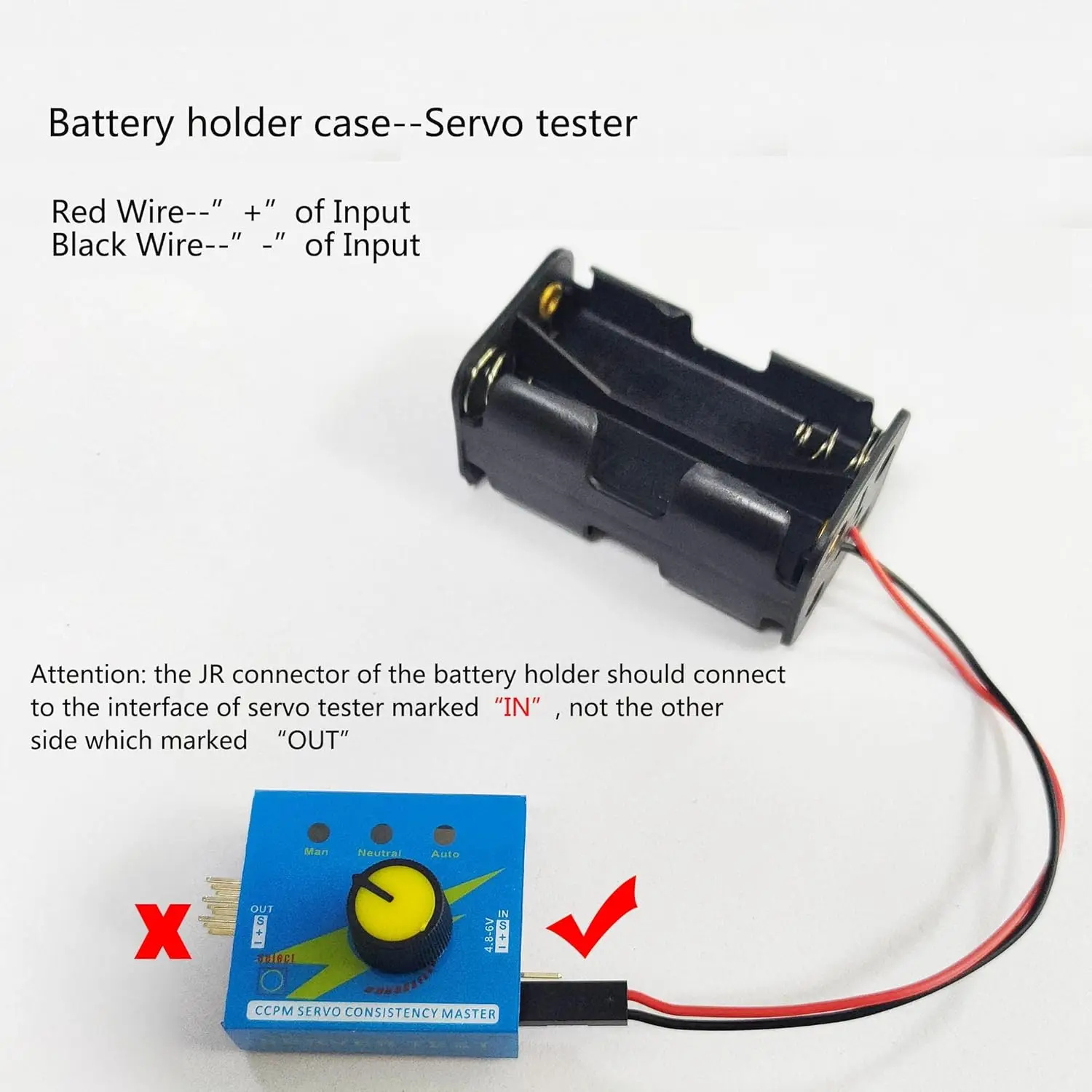 Servo Tester 3CH Digital ESC S - đánh giá và giá Battery Case Storage