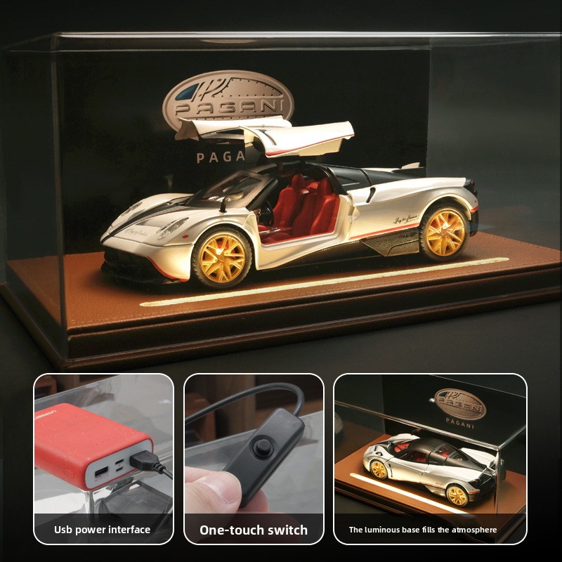 Acrylic Display Box with Light - đánh giá và giá Battery Case Storage