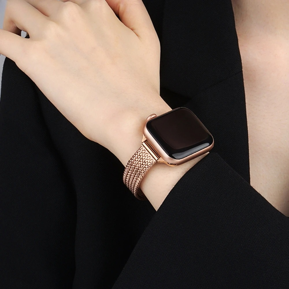 Band for Apple Watch Series 9  - đánh giá và giá Mesh Coil Strip