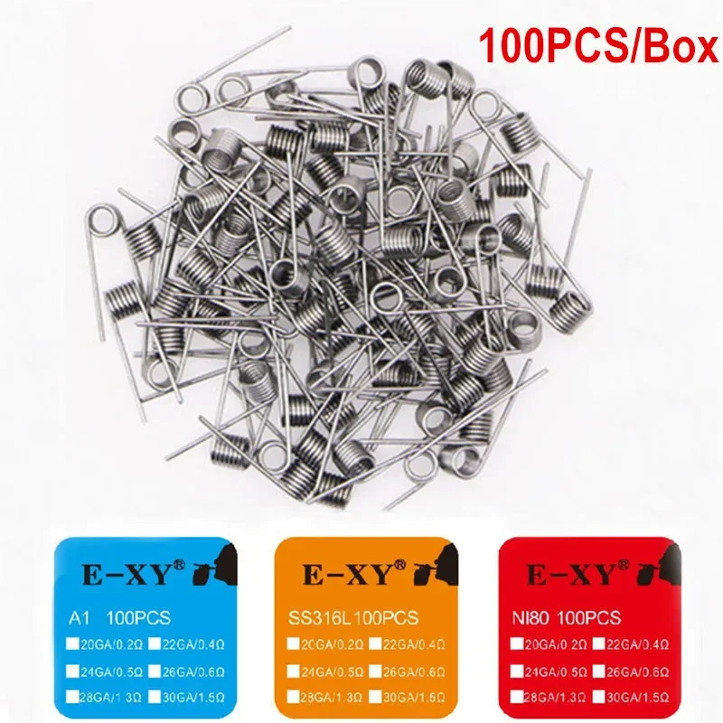 100PCS/BOX Prebuilt Coil Wire  - đánh giá và giá Coil Building Kit