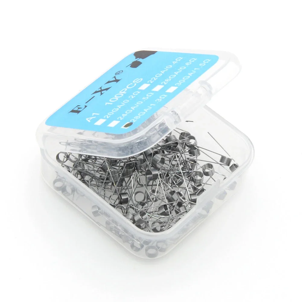 100PCS/BOX Prebuilt Coil Wire  - đánh giá và giá Coil Building Kit