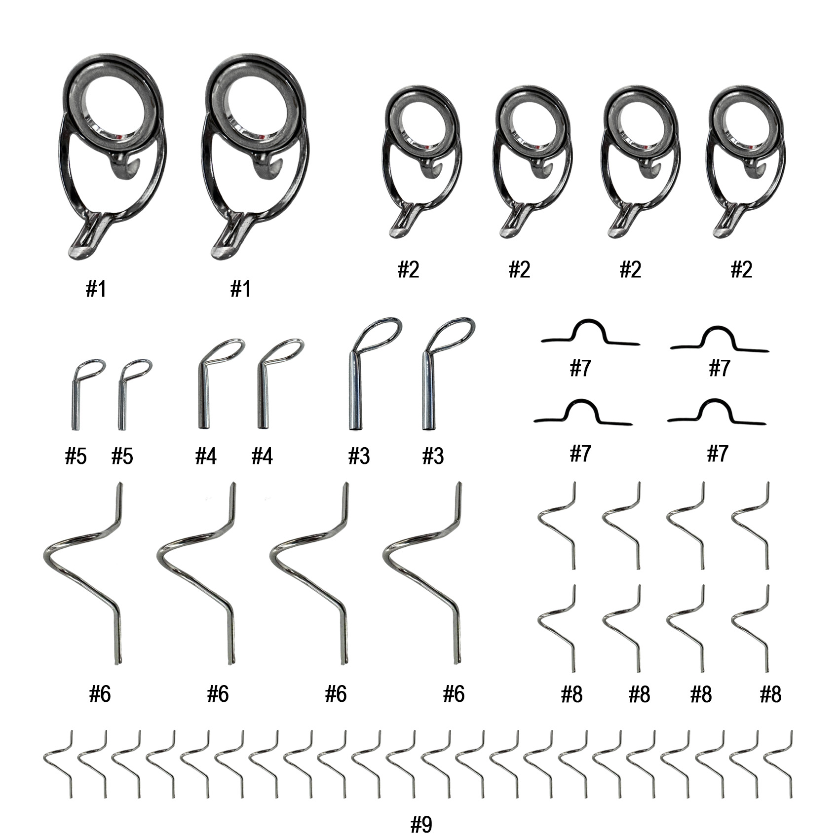 Fishing Rod Guide Repair Kit S - đánh giá và giá Mesh Coil Strip