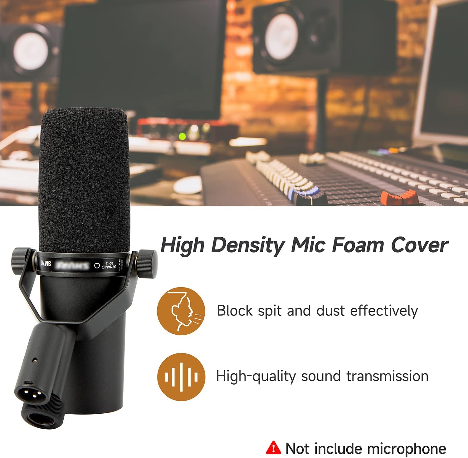 1PC/2PCS Windscreen for Shure  - đánh giá và giá Shure Mic Sm7B