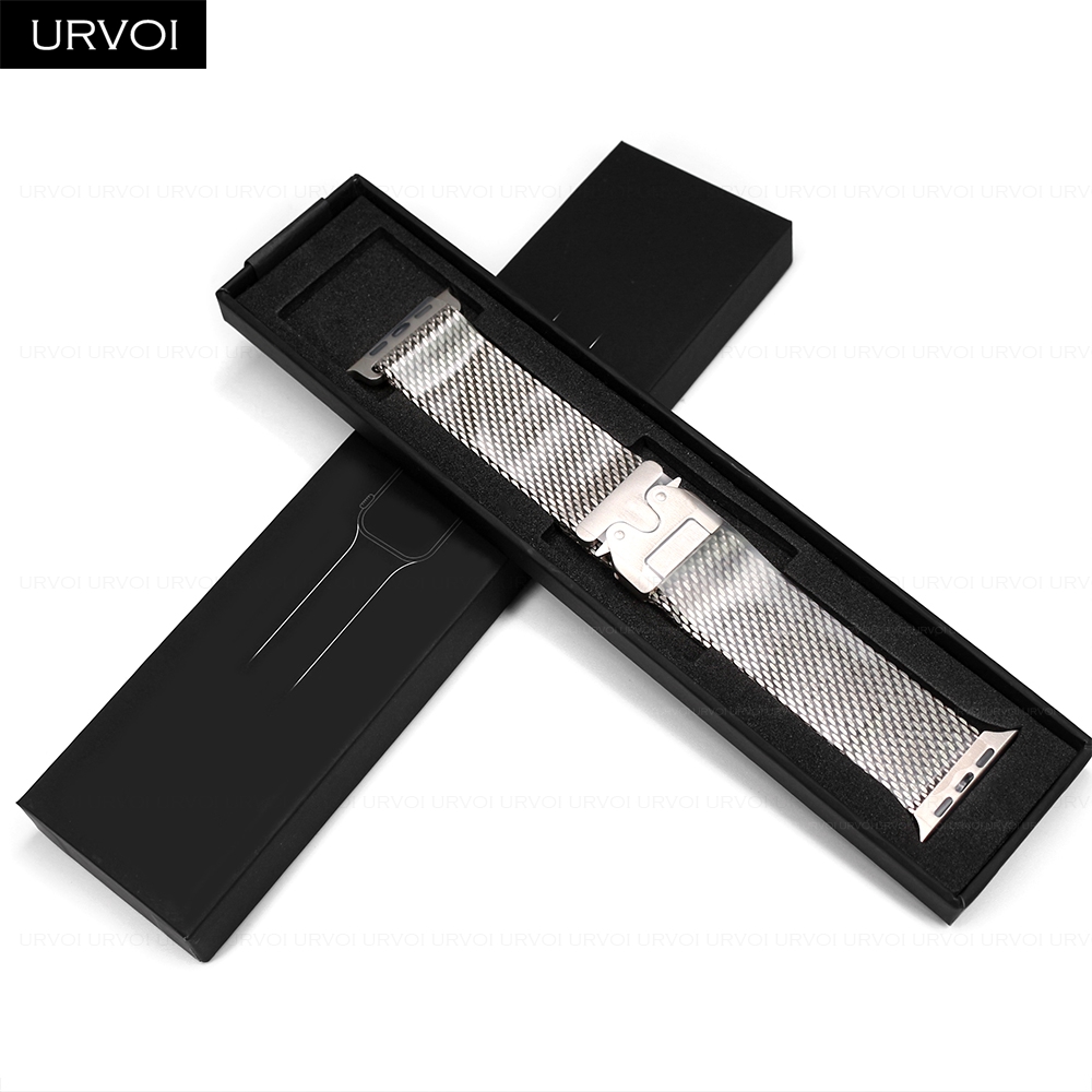 URVOI Titanium Milanese loop f - đánh giá và giá Mesh Coil Strip