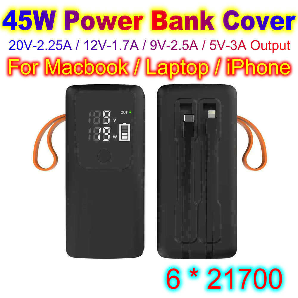 45W Power Bank Shell 21700 Bat - đánh giá và giá Battery Case Storage